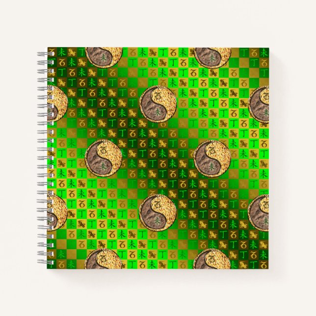 Cuaderno Capricornio & Cabra de Fuego (Anverso)