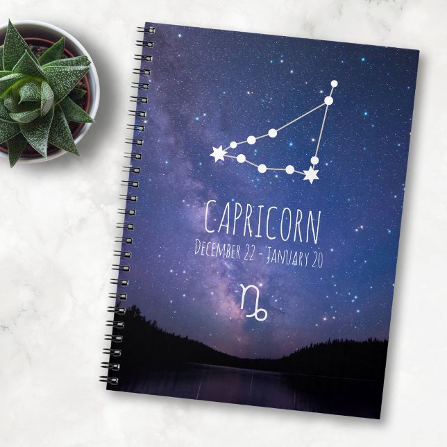 Cuaderno Capricornio | Constelación zodiaca personalizada (Subido por el creador)