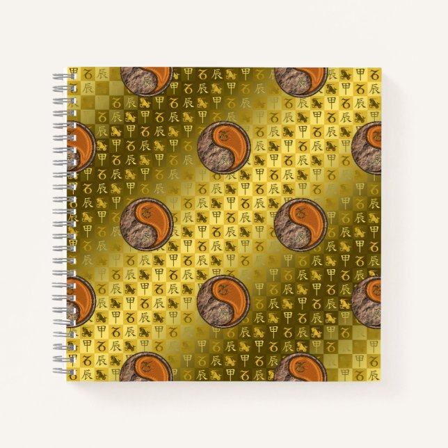 Cuaderno Capricornio & Dragón de Madera (Anverso)