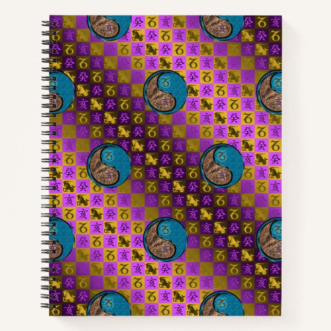 Cuaderno Capricornio & Jabalí de Agua (Anverso)