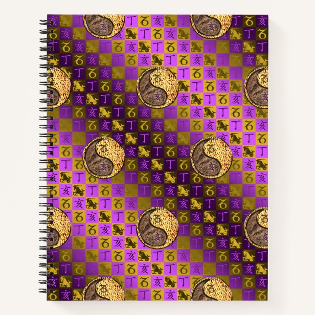 Cuaderno Capricornio & Jabalí de Fuego (Anverso)