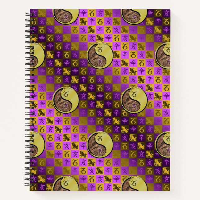 Cuaderno Capricornio & Jabalí de Metal (Anverso)