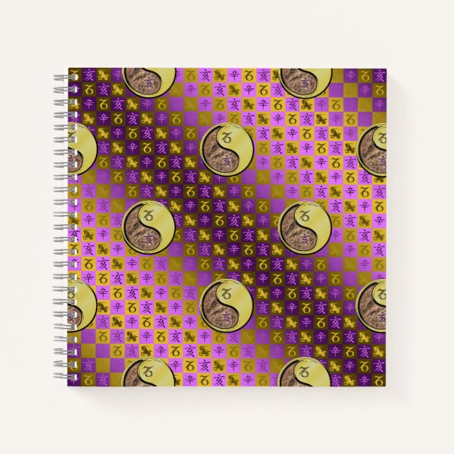 Cuaderno Capricornio & Jabalí de Metal (Anverso)