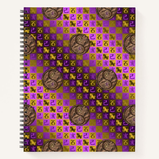 Cuaderno Capricornio & Jabalí de Tierra (Anverso)