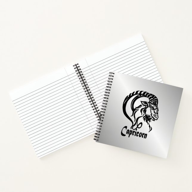 Cuaderno Capricornio la Cabra de Mar Zodiaco (Interior)