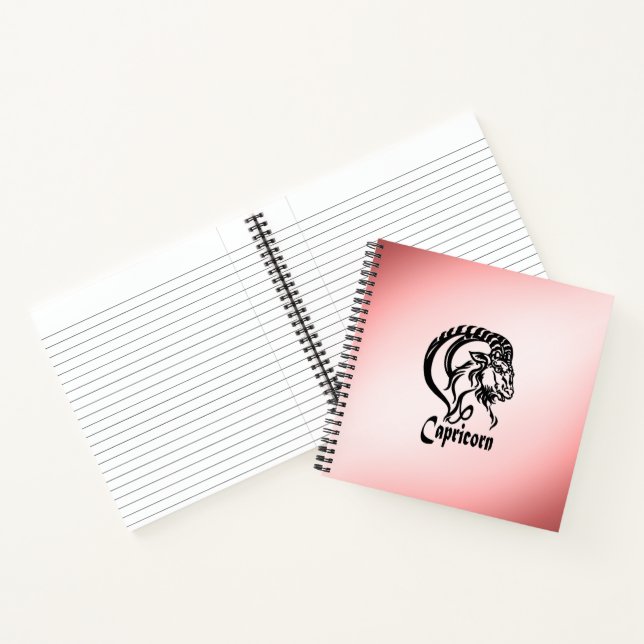 Cuaderno Capricornio la Cabra de Mar Zodiaco (Interior)