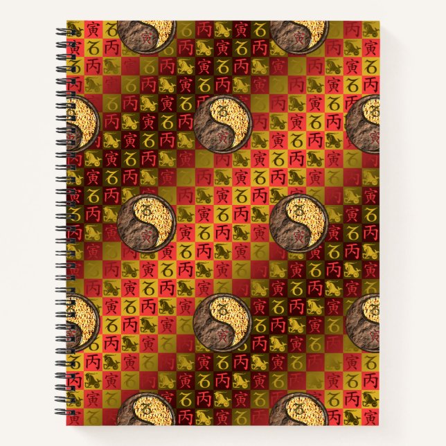 Cuaderno Capricornio & Tigre de Fuego (Anverso)