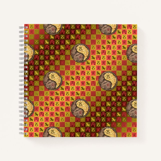 Cuaderno Capricornio & Tigre de Fuego (Anverso)