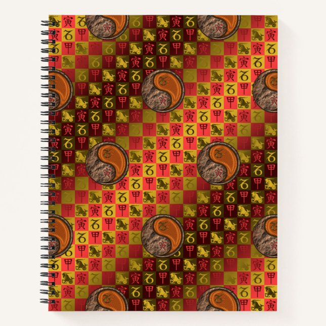 Cuaderno Capricornio & Tigre de Madera (Anverso)