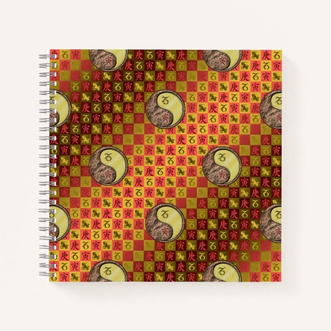 Cuaderno Capricornio & Tigre de Metal (Anverso)