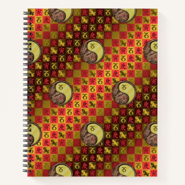 Cuaderno Capricornio & Tigre de Metal (Anverso)