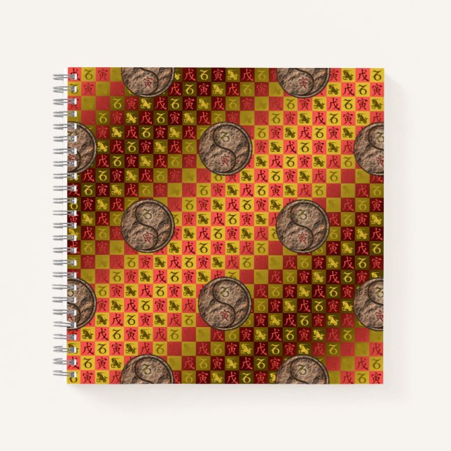 Cuaderno Capricornio & Tigre de Tierra (Anverso)