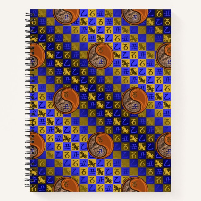 Cuaderno Capricornio y Buey de Madera (Anverso)