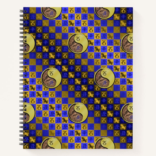 Cuaderno Capricornio y Buey de Metal (Anverso)