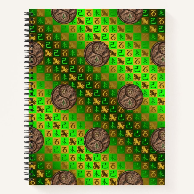 Cuaderno Capricornio y Cabra de la Tierra (Anverso)