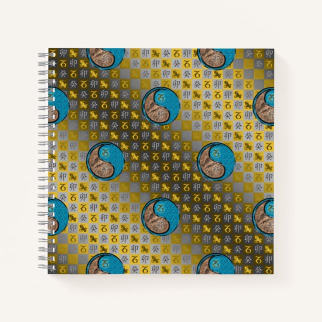 Cuaderno Capricornio y Conejo de Agua (Anverso)