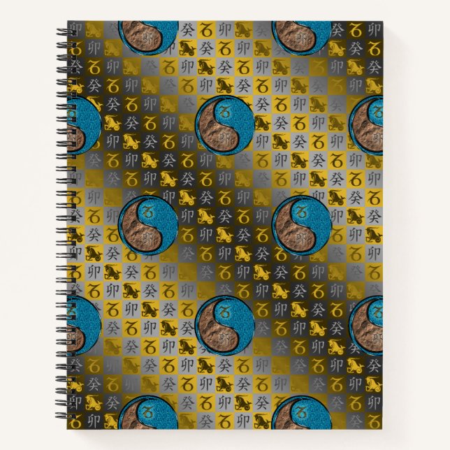 Cuaderno Capricornio y Conejo de Agua (Anverso)