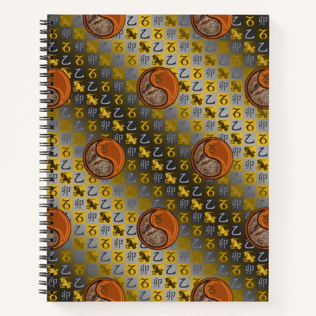 Cuaderno Capricornio y Conejo de Madera (Anverso)