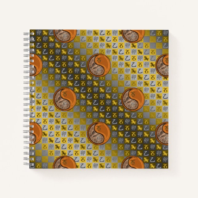 Cuaderno Capricornio y Conejo de Madera (Anverso)