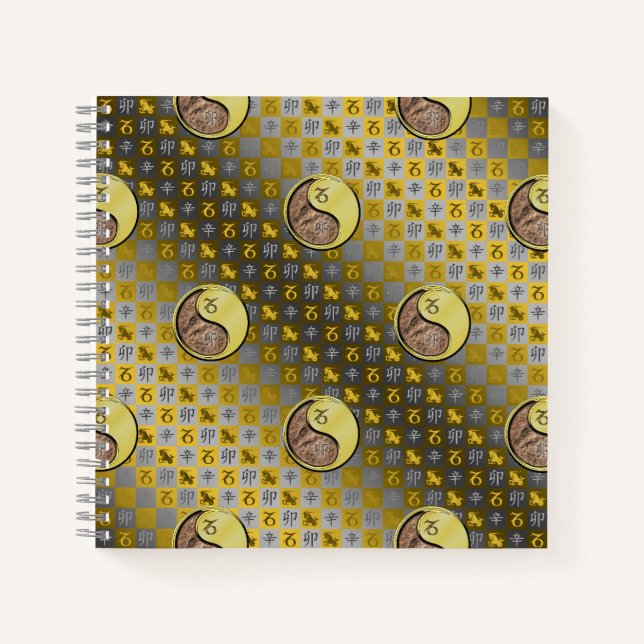 Cuaderno Capricornio y Conejo de Metal (Anverso)