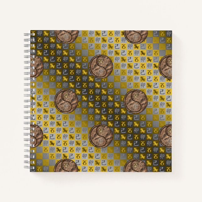 Cuaderno Capricornio y Conejo de Tierra (Anverso)