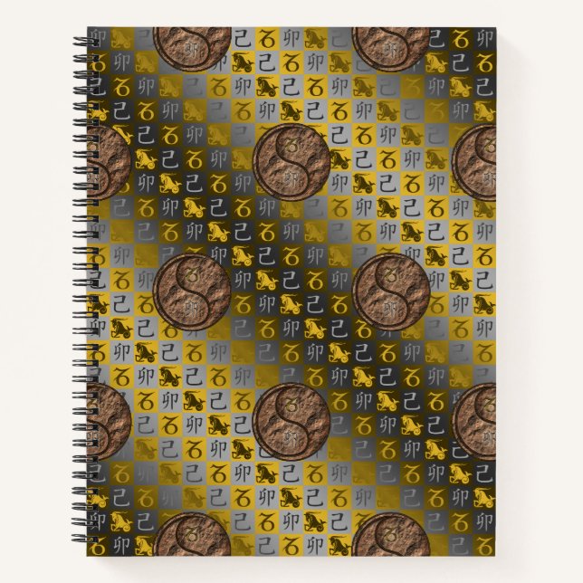 Cuaderno Capricornio y Conejo de Tierra (Anverso)