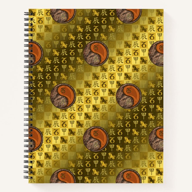 Cuaderno Capricornio y Dragón de Madera (Anverso)