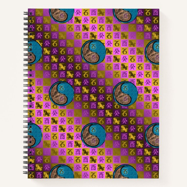 Cuaderno Capricornio y Gallo de Agua (Anverso)
