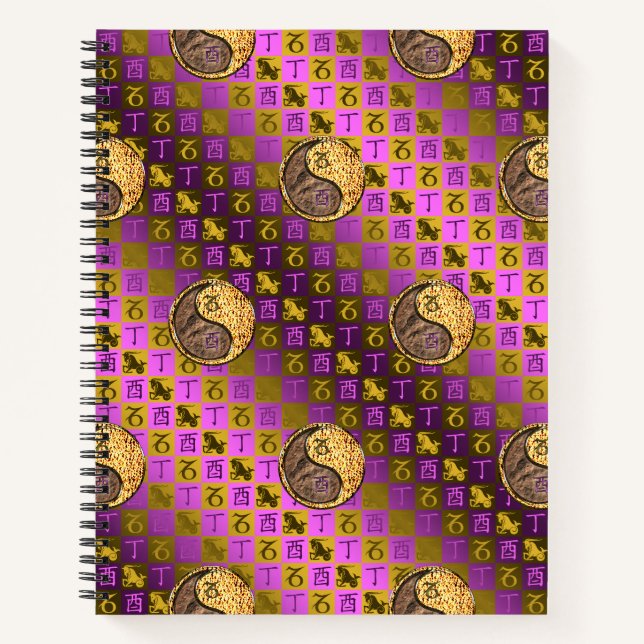 Cuaderno Capricornio y Gallo de Fuego (Anverso)