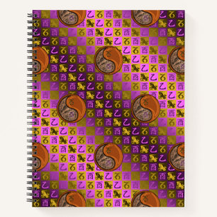 Cuaderno Capricornio y Gallo de Madera