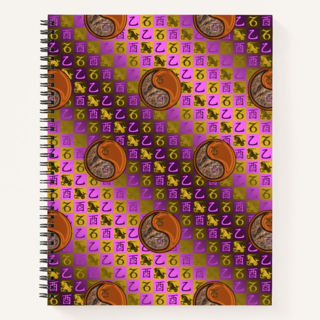 Cuaderno Capricornio y Gallo de Madera (Anverso)