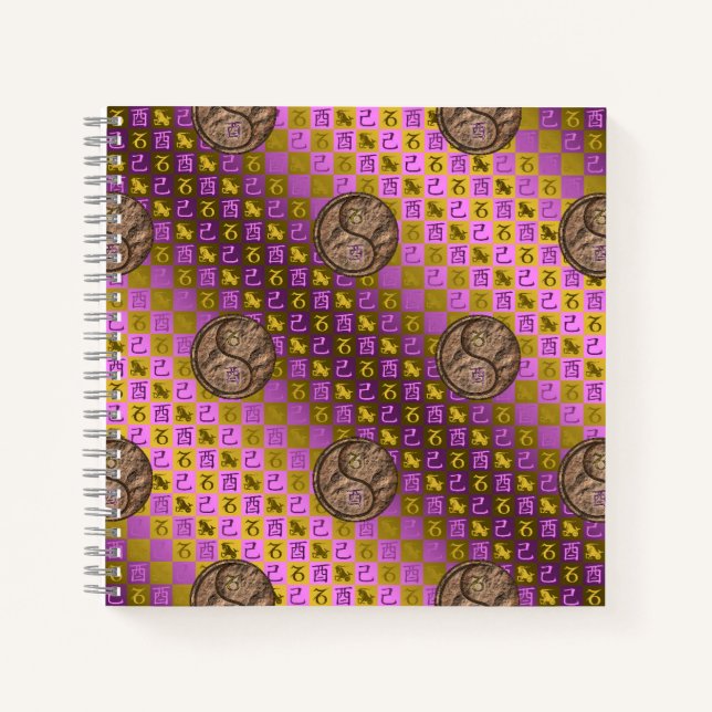 Cuaderno Capricornio y Gallo de Tierra (Anverso)