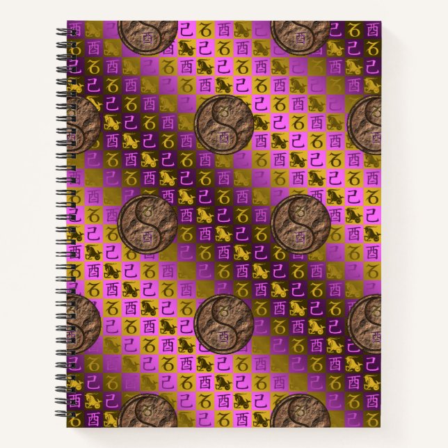 Cuaderno Capricornio y Gallo de Tierra (Anverso)