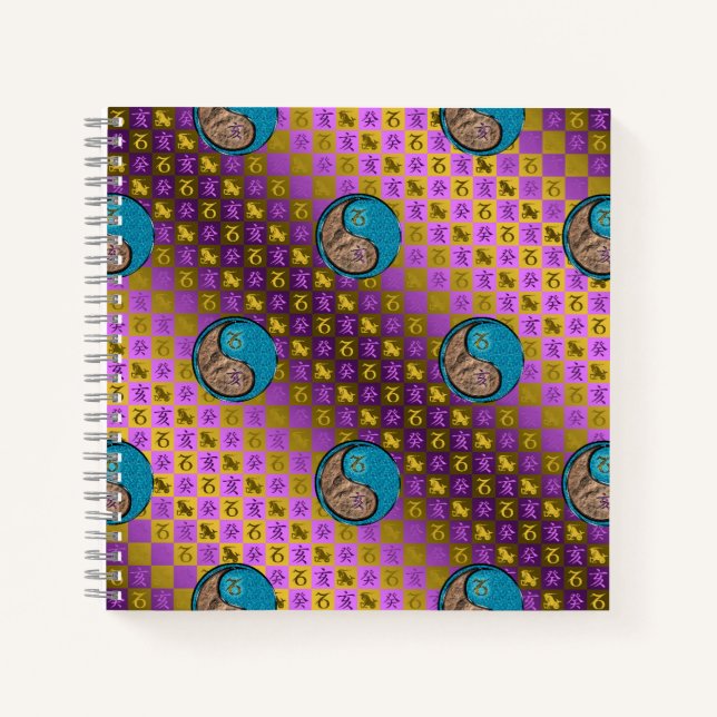Cuaderno Capricornio y Jabalí de Agua (Anverso)