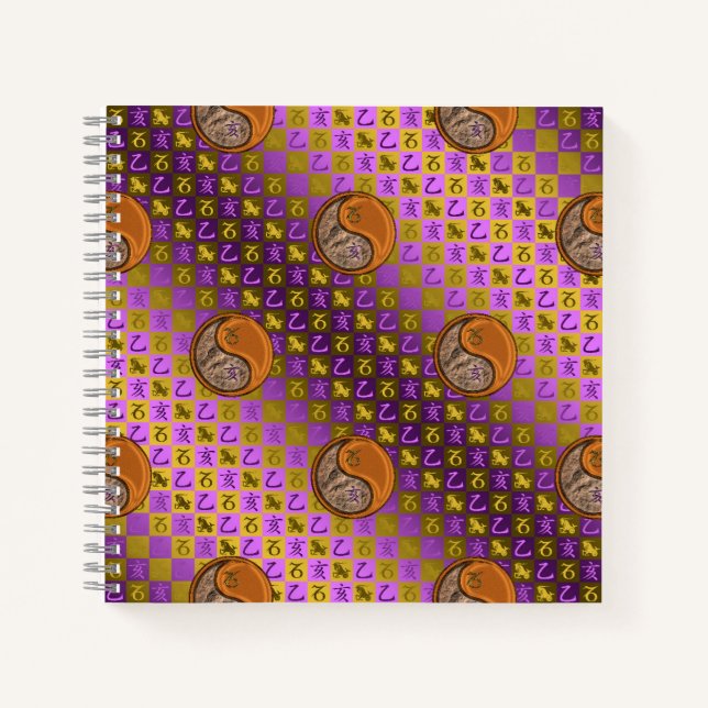 Cuaderno Capricornio y Jabalí de Madera (Anverso)