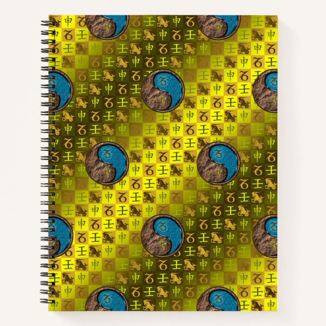 Cuaderno Capricornio y Mono de Agua (Anverso)