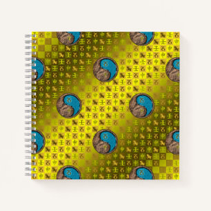 Cuaderno Capricornio y Mono de Agua