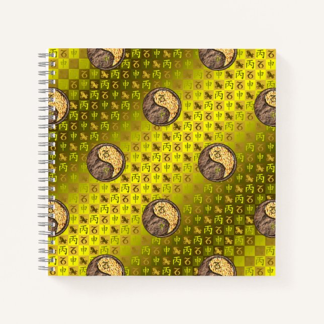 Cuaderno Capricornio y Mono de Fuego (Anverso)