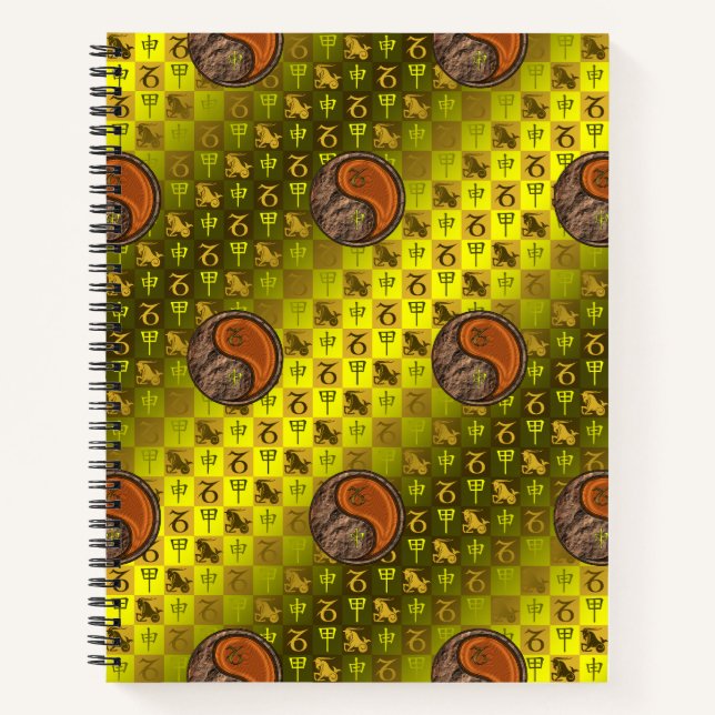 Cuaderno Capricornio y Mono de Madera (Anverso)