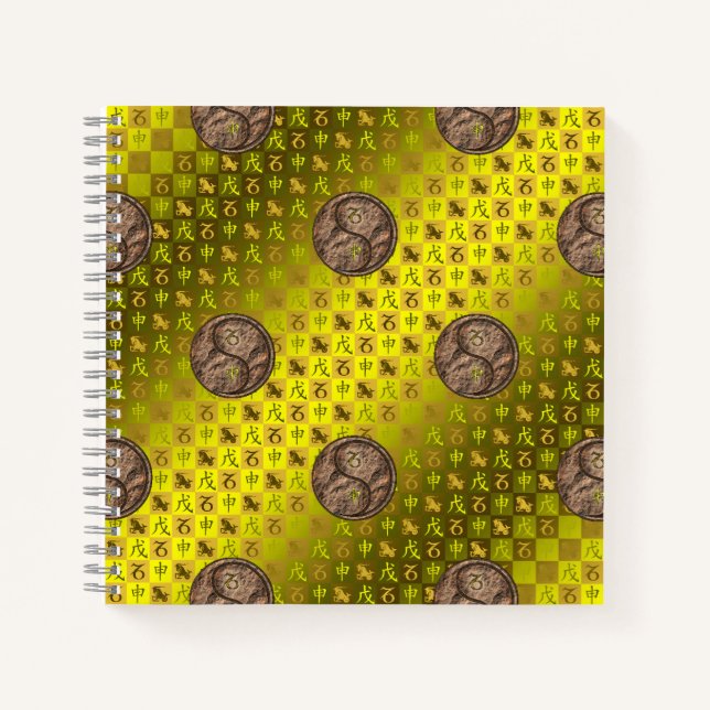 Cuaderno Capricornio y Mono de Tierra (Anverso)