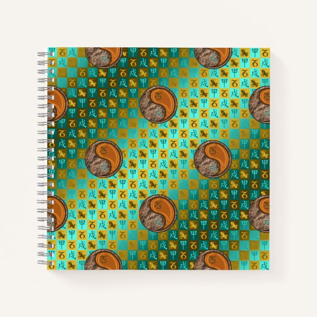Cuaderno Capricornio y Perro de Madera (Anverso)