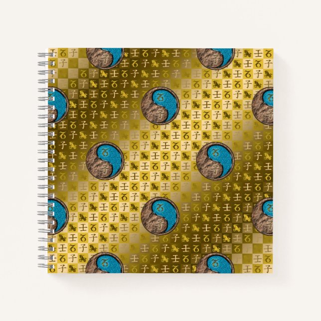 Cuaderno Capricornio y Rata de Agua (Anverso)