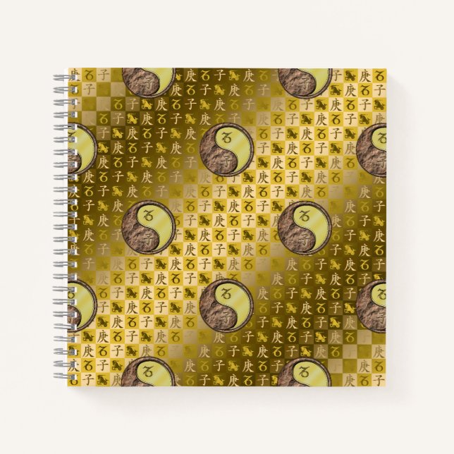 Cuaderno Capricornio y Rata de Metal (Anverso)