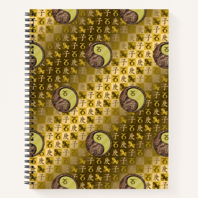 Cuaderno Capricornio y Rata de Metal (Anverso)