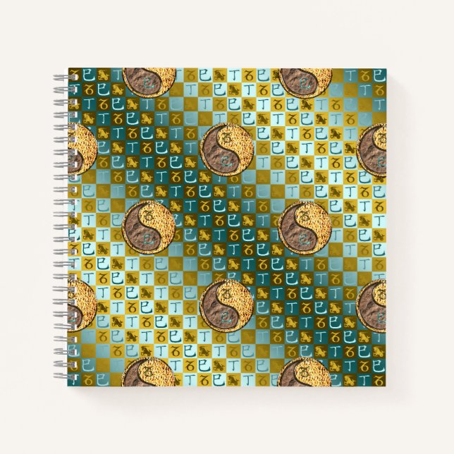 Cuaderno Capricornio y Serpiente de Fuego (Anverso)