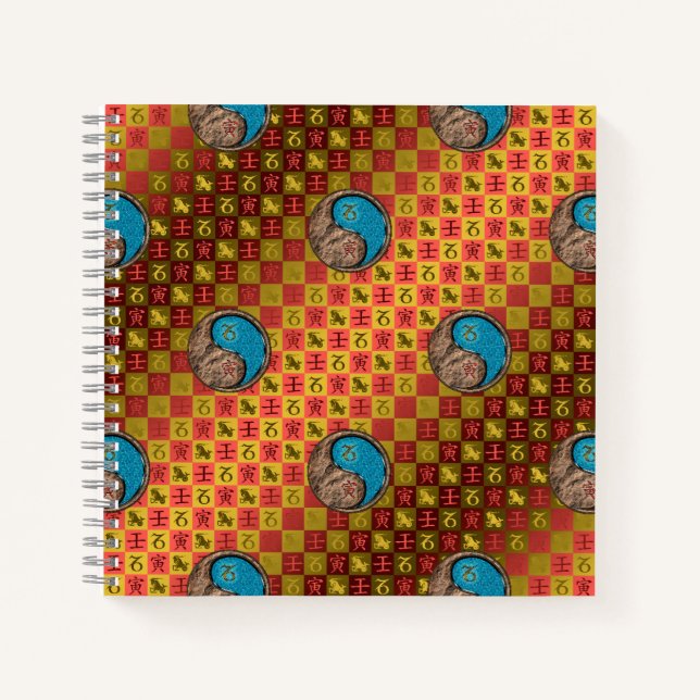 Cuaderno Capricornio y Tigre de Agua (Anverso)