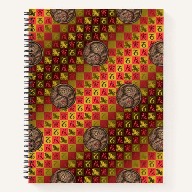 Cuaderno Capricornio y Tigre de Tierra (Anverso)