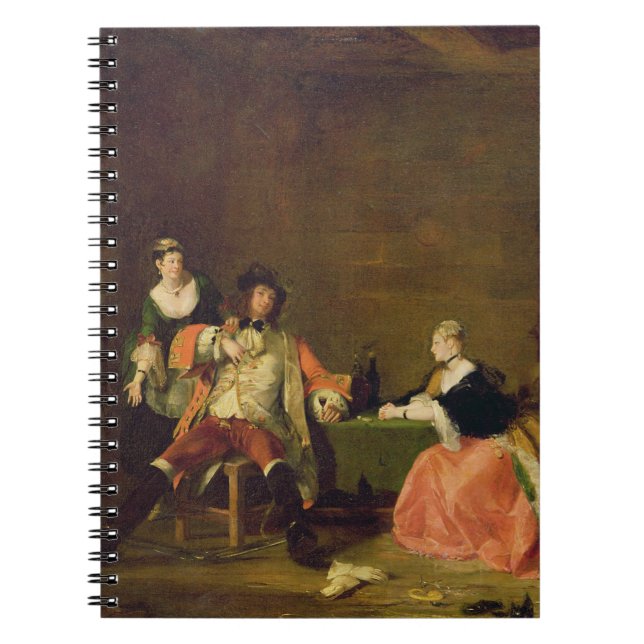 Cuaderno Captain a Macheath Upbraided de Polly y de Lucy en (Frente)