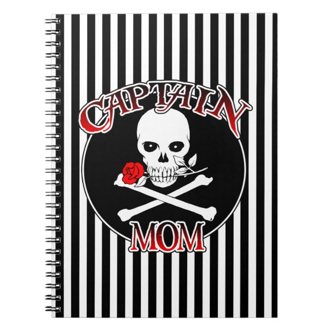 Cuaderno Captain Mom Notebook (Frente)