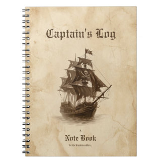 Cuaderno Captain's Log Notebook